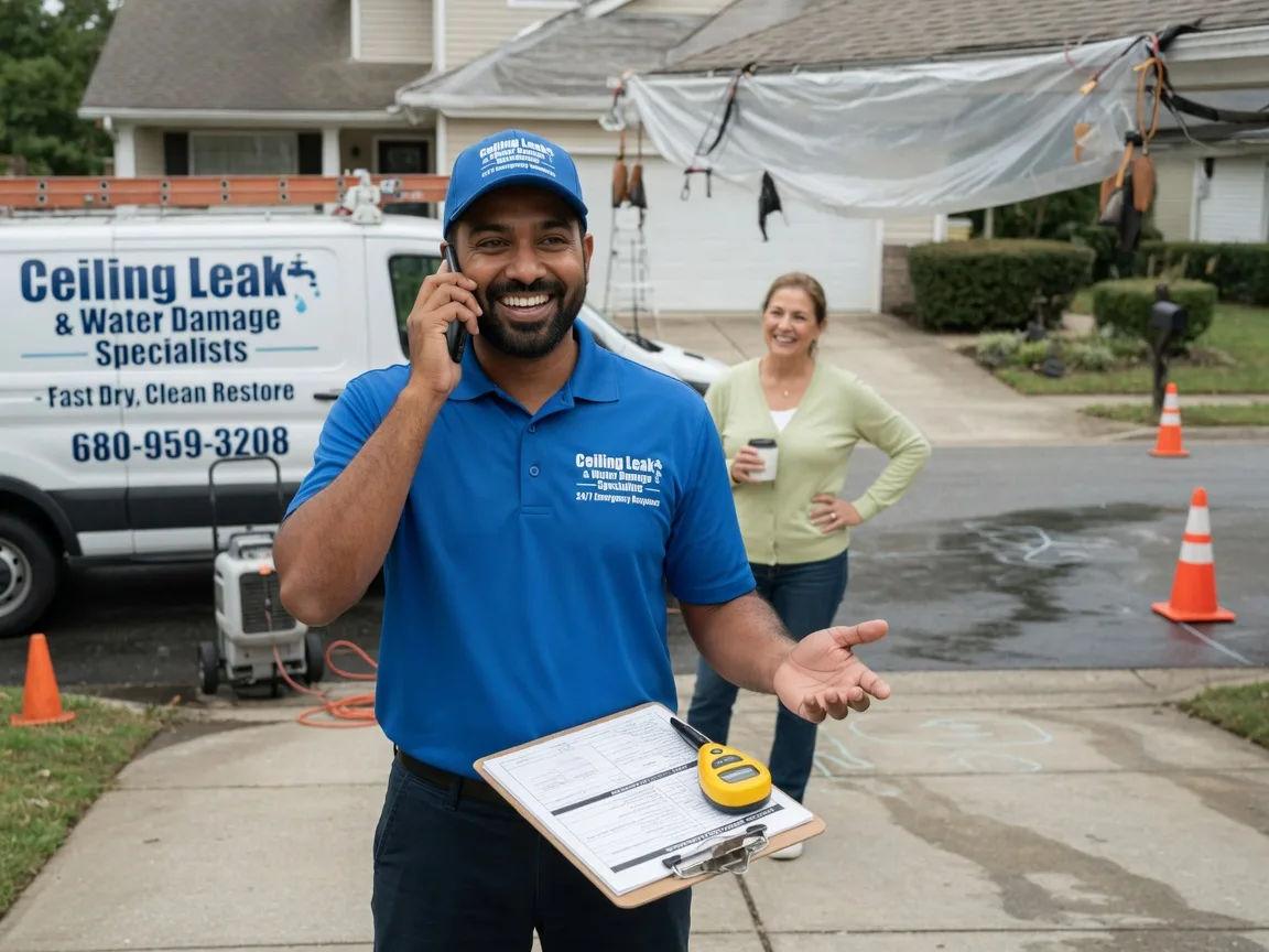 Ceiling Leak Cleanup Glenwood, IL FAQs